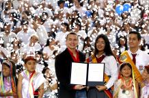 Daniel Noboa en Santo Domingo de los Tsáchilas