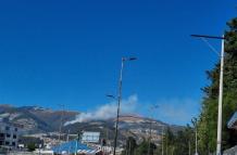 Los incendios forestales en las laderas del Pichincha se pueden observar desde sectores del norte, como El Condado, Carcelén, etc.