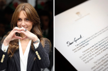 Kate Middleton escribe carta de agradecimiento por Navidad.