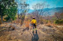 incendio en cerro azul