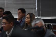 Maribel Barreno durante el juicio por el delito de obstrucción a la justicia.
