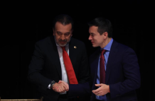 Pabel Muñoz y Daniel Noboa