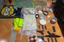 Desmantelan 'laboratorio' de droga y capturan a presunto miembro de los Latín King