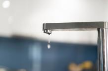 vía a la costa corte de agua