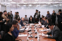 La sesión de Fiscalización inició con una denuncia de Pamela Aguirre sobre el vocal del Cpccs
