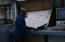 Varias papeletas electorales han sido impresas.
