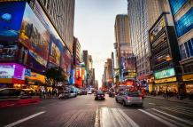 Times Square en la 9 de Octubre.