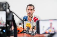 Ministro Luque en rueda de prensa