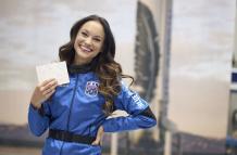 mujer astronauta+volar+profesión