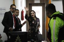 La vicepresidenta de la República, Verónica Abad.