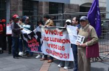 Personas se congregaron en la capital de los ecuatorianos.