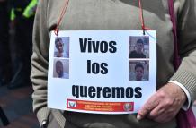 "Vivos los queremos" es una de las frases que más ha resonado en la búsqueda de los menores desaparecidos.