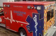 Imagen referencial. Las tres personas afectadas por la fuga de gas fueron trasladadas en ambulancia a una casa de salud.