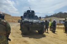 Militares en terreno donde se levantará la Cárcel del Encuentro