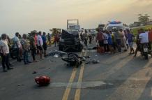 ACCIDENTE EN SANTA LUCÍA