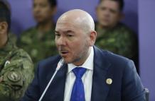 Ministro de Defensa Gian Carlo Loffredo.
