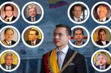 Presidentes de Ecuador electos en las urnas desde el retorno a la democracia.
