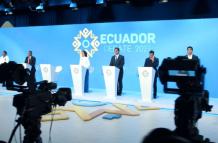 El debate presidencial será transmitido desde un estudio de televisión.