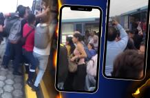 metrovia caos pasajeros