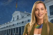 Andrea González aspira a llegar a la Presidencia de la República el próximo 24 de mayo.