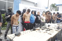 Detenidos en el cerro Las Cabras