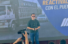 Daniel Noboa en el cantón Santa Ana.