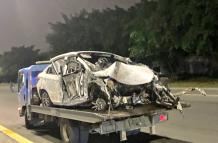 Accidente en La Puntilla Samborondón