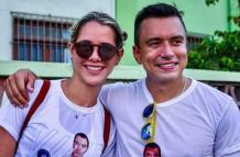 Lavinia Valbonesi y Daniel Noboa