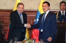 Edmundo González visitó Ecuador en su gira por Latinoamérica.