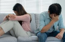 pareja con problemas