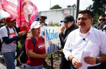 Jorge Escala de Unidad Popular denunció a Cynthia Gellibert el 9 de enero.