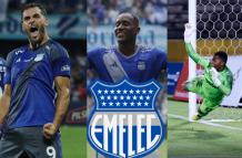 Castelli, Ayoví y Ortiz son pieza fundamental del Emelec 2025.