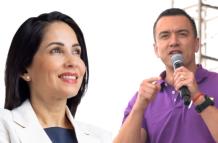 Luisa González y Daniel Noboa lideran las votaciones, según primeros resultados de exit poll.