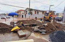 FUGA DE AGUA NORTE GUAYAQUIL