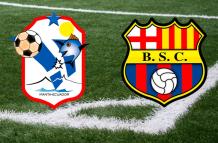 Manta vs Barcelona SC por la primera fecha de LigaPro 2025.