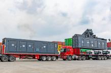 Parte de los quipos que llegaron el 7 de enero para la central térmica Esmeraldas III.