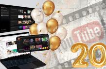 YouTube cumple 20 años desde su lanzamiento.