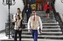 La misión de observadores de la OEA estuvo presente en Ecuador el 9 de febrero.