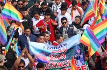 Leonidas Iza, candidato de Pachakutik, quedó tercer en las elecciones generales.