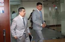 Pablo Muentes durante su testimonio ante el tribunal, en la octava jornada de la audiencia de juicio.