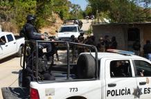 Policías asesinados en México