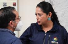 Paola Pabón señaló que manifestará al Ministerio de Finanzas el rechazo a la propuesta del pago en bonos.