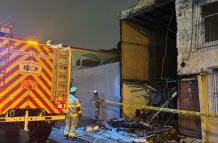 Colapso de pared en el barrio del Seguro