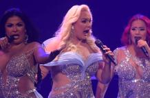 Las Damas de Oro durante su primera presentación en el Festival de Viña del Mar 2025.