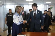 El ministro José De La Gasca asistió ayer a la Asamblea por una de las reformas.