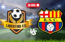 Libertad FC recibe a Barcelona SC en Loja.