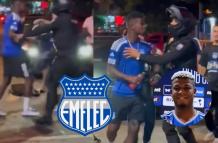 Washington Corozo quería pelear con los hinchas, pero no lo dejaron.