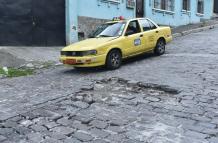 calles en mal estado en Quito