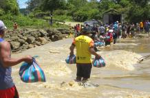 Colonche con problemas de inundación