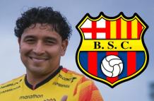 Mario Pineida jugador del Barcelona SC.